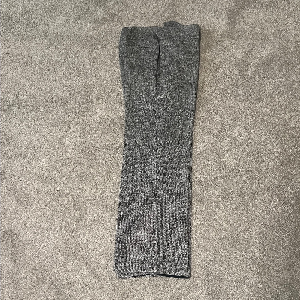 Talbots Gray Wool Blend Stretch Trousers Women’s Size 4 Lined Career Pants
